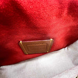 Coach Soft Tabby 26 Red Flap Leather Shoulder Bag
