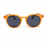 Orange Round Sunglasses