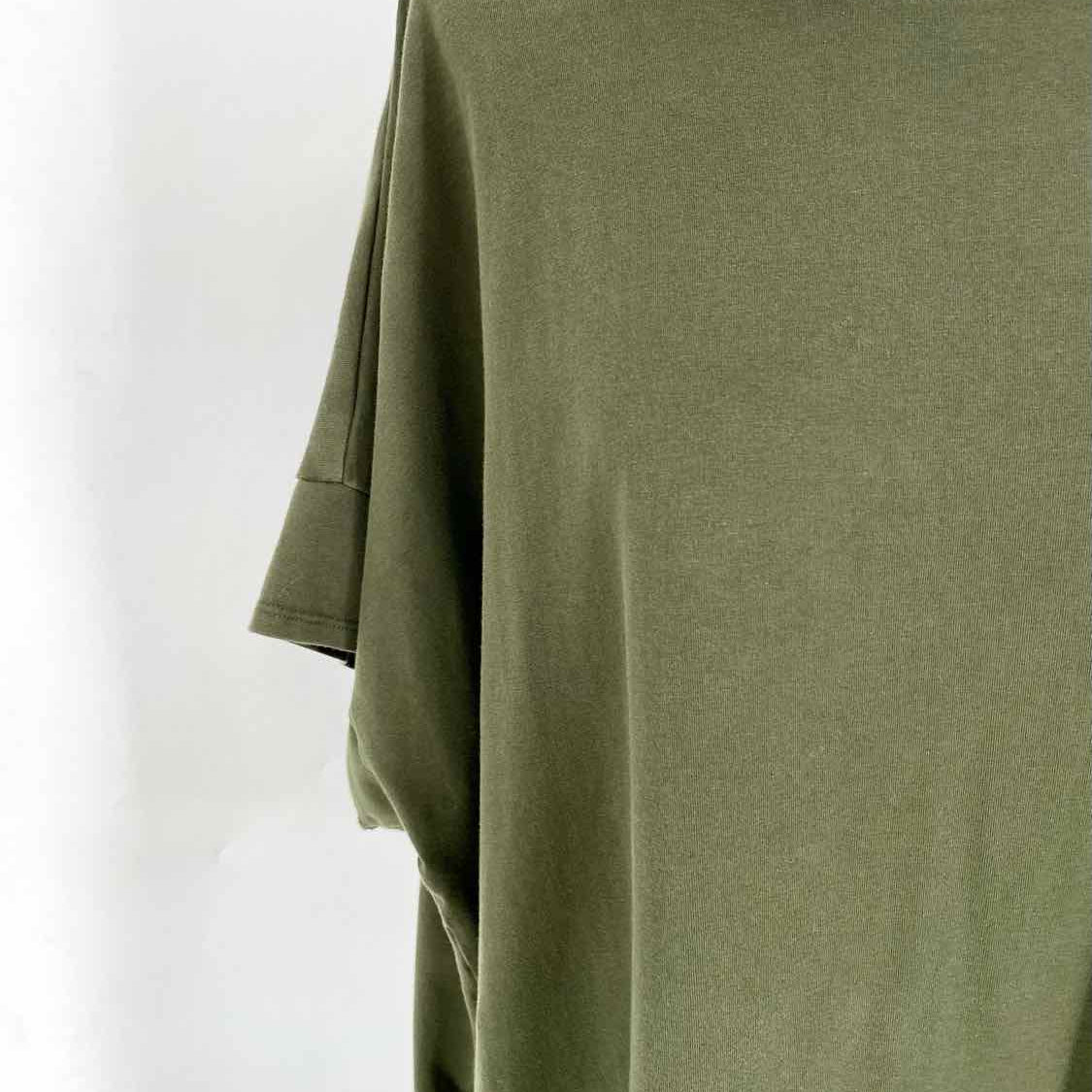 Eileen Fisher Women's Green Size 3X Short Sleeve Dress