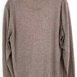 Ted Baker Men's Gray Size 4 1/2 Zip Long Sleeve Shirt