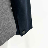 rag & bone Timeless Women's Gray Navy Size S Wool Blend Color Block Blazer