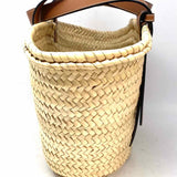 LOEWE Medium Basket Wicker Beige Woven Tote
