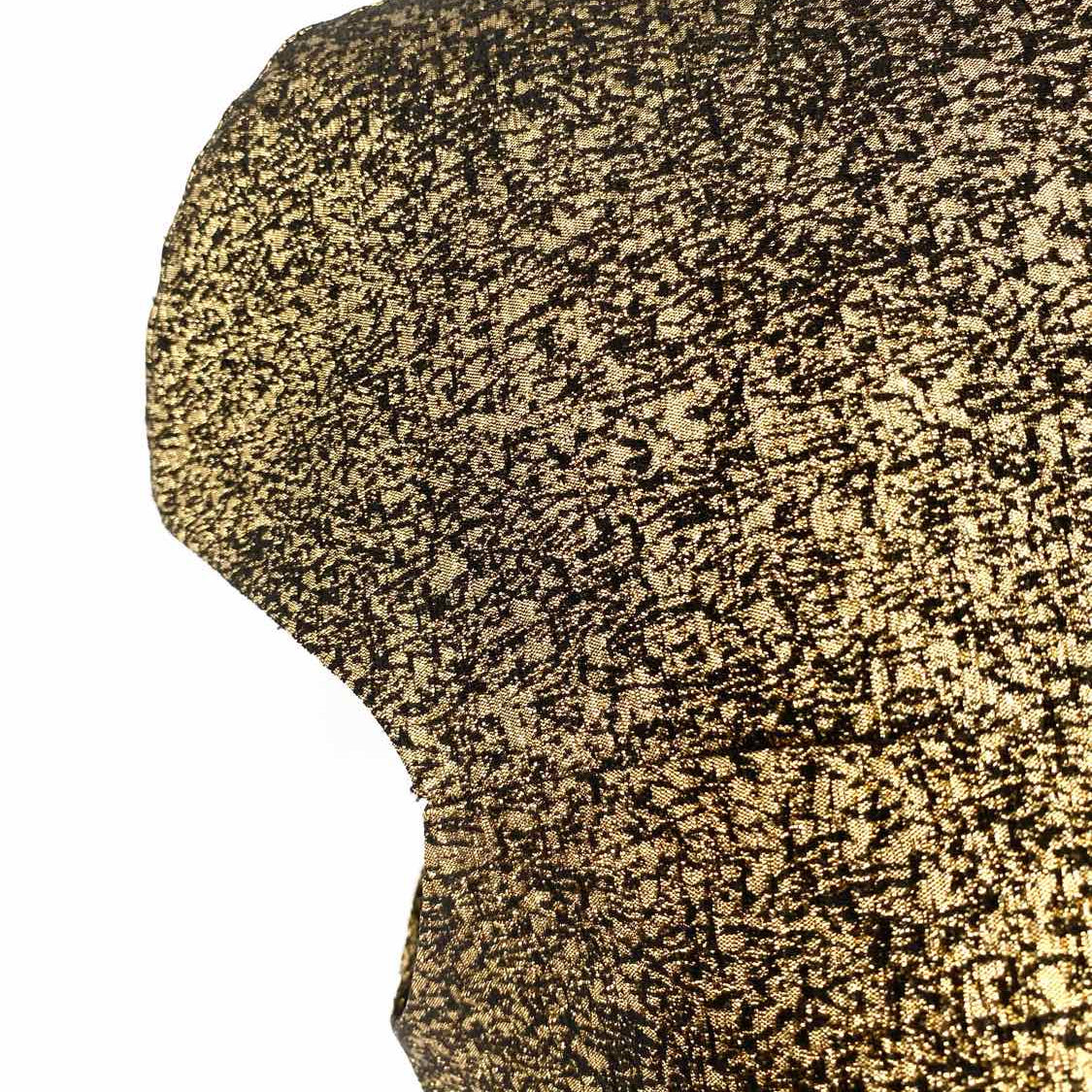 Diane Von Furstenberg Women's Gold Size 6 sheath Metallic Dress