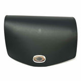 R.Boo Black Green Top Handle Interchangeable Flap Color Block Leather Crossbody