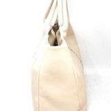 TOD'S Shopping Off White Leather Tote
