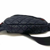 MZ WALLACE Nylon Black Quilted Waist Bag