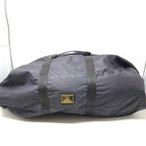 MOSCHINO Vintage Black Packable Logo Duffle Bag