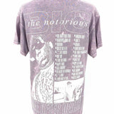 The Notorius B.I.G. Women's Purple Size S Crew Graphics T-shirt