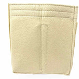 Beige Felt Purse Organizer Insert Large