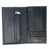 INC Black Gray Bi-Fold Leopard Print Clutch