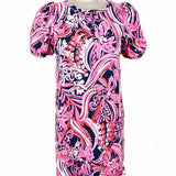 Lily Pulitzer Mini Rhett Women's Pink Size M mini Floral Dress