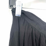 Polo Ralph Lauren Women's Black Size 12 Maxi Cotton Ruffled Skirt