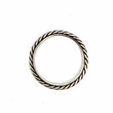 DAVID YURMAN size 7 925 Sterling Silver Cable Ring
