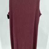 Eileen Fisher Women's Brown Size 3X Sleeveless Ribbed Dress