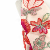 Eliza J Women's Pink Size 2 sheath Mesh Embroidered Floral Dress