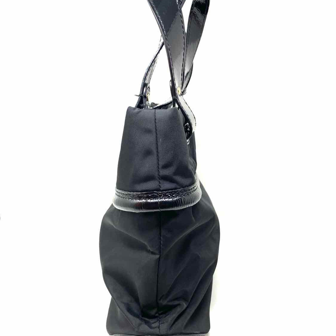 Kate Spade Nylon Black Stripe Tote