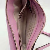 Kate Spade Leila Small Flap Pink Wallet Pebbled Leather Crossbody