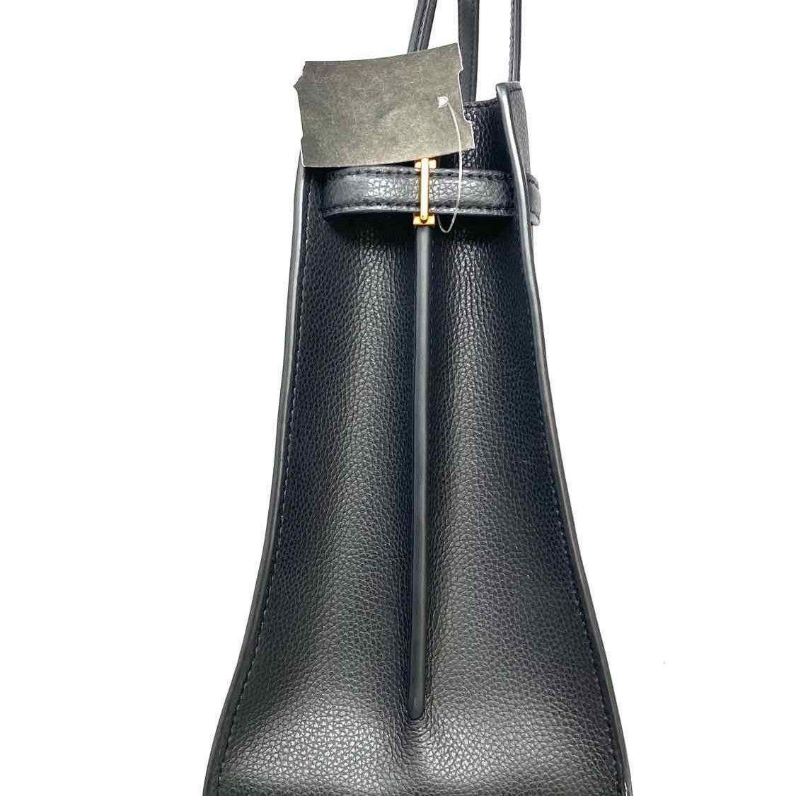 Tory Burch Black Pebbled Leather Tote