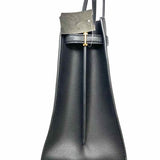 Tory Burch Black Pebbled Leather Tote
