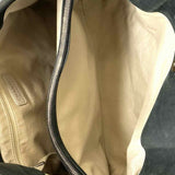 Chanel 2012 Iridescent Spiral Sea Black Quilted Leather Tote