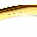ETON 12K GF Gold Hinged 7" Bangle