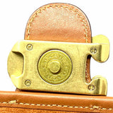 Coach Soft Tabby Orange Flap Suede Shoulder Bag