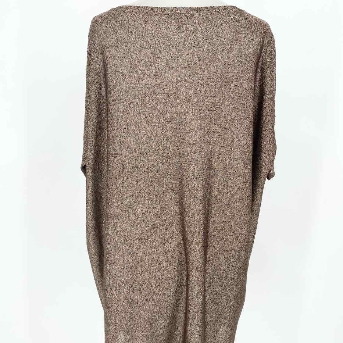Eileen Fisher Women's Brown Size XS Short Sleeve Top