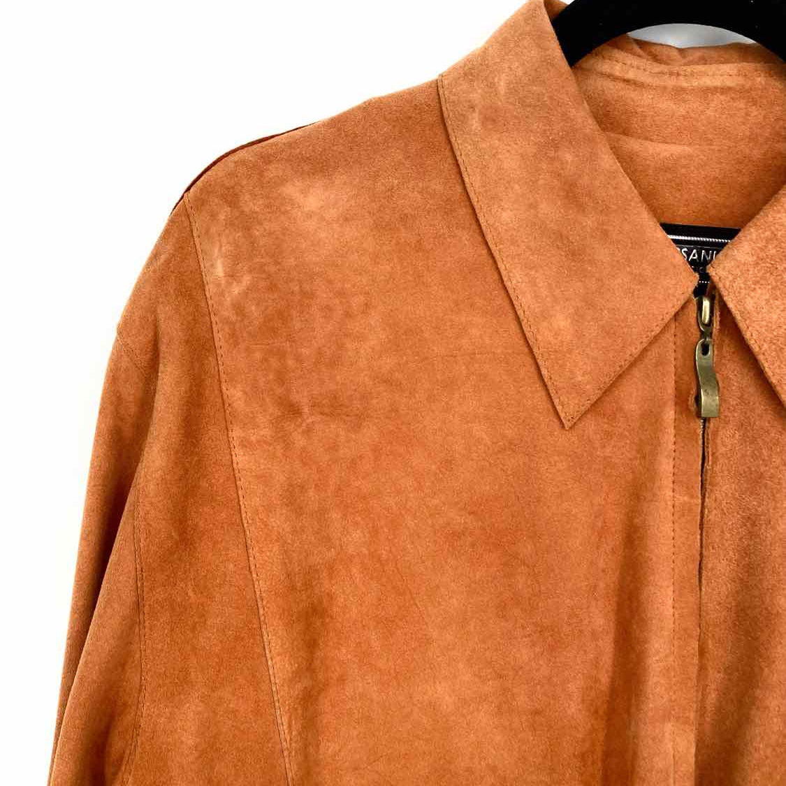 MISSANI LE COLLEZIONI Men's Orange Zip Size M Jacket