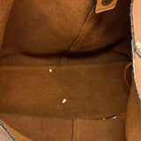 REBECCA MINKOFF Brown Studded Pebbled Leather Tote