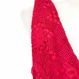 maeve by Anthroplogie Women's Red Size 8 Sleeveless Bodycon Lace Dress