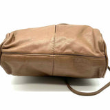 Class Act Vintage Taupe Leather Shoulder Bag