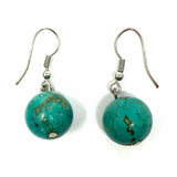 Statement Drop 1.25" Stone Earrings