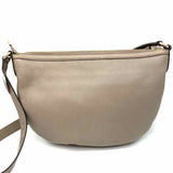 Gucci Medium Soho Gray Crescent Pebbled Leather Shoulder Bag