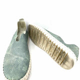 Ilse Jacobsen Women's Teal Size 39/9 Slip on Perforated Flats
