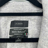 J Crew Women's Gray Size 0 Wool Blend heather Made in Italy Blazer