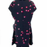 Kate Spade Women's Black Size 14 Collared Floral Dress