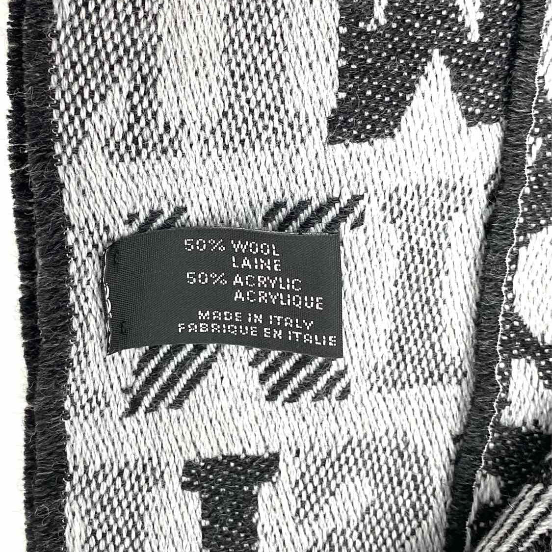 MISSONI Gray Long 70" Monogram Scarf