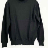 Paul Fredrick Men's Black Size S Turtleneck Sweater