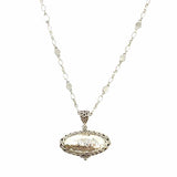 JOHN HARDY 925 Sterling Silver Pendant 21" Hammered Necklace