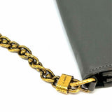 LOUIS VUITTON 2013-14 Gris Boudoir Limited Gray Leather Made in Spain Clutch