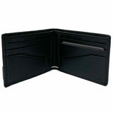 TUMI Canvas Black White Bi-Fold Speckled Wallet
