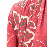 Magnolia Pearl Stargazer Women's Pink Size OS Sharkbite Cotton Bandana Cardigan