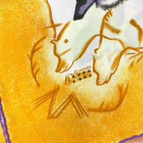 Hermes Premieres Mains Silk Orange Square 34in. Animal Scarf