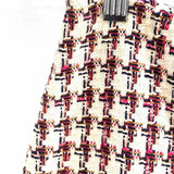 maeve Women's Multi-Color Size 2 Fit & Flare Tweed Houndstooth Skirt