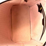 LOUIS VUITTON 2016 Neverfull MM Pink Interior Brown Damier Ebene Tote