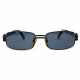 Versace Metal Black Rectangular Medusa MOD S40 Sunglasses