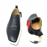 John Fluevog Manifold Plurality Men's Black/Red Shoe Sz 13 Asymmetrical Sneakers