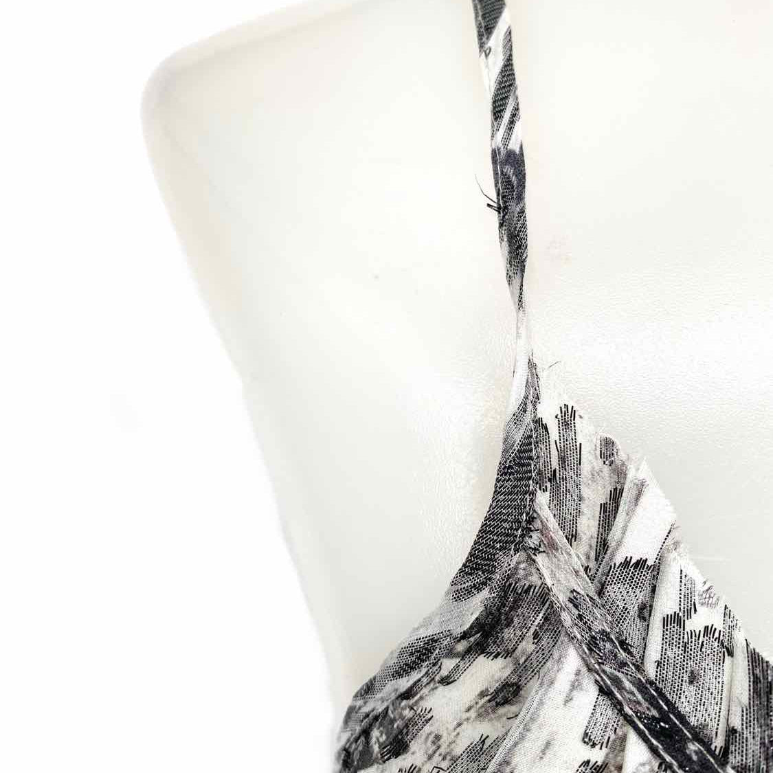 Theory Women's Black Gray Size S Sleeveless Midi Dress