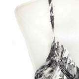 Theory Women's Black Gray Size S Sleeveless Midi Dress