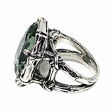 Giovanni Raspini 7.5 .925 Green Quartz Ring